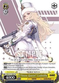"Snow Queen" Ludmilla - GODDESS OF VICTORY: NIKKE - Weiss Schwarz card