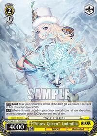 "Snow Queen" Ludmilla (RRR) - GODDESS OF VICTORY: NIKKE - Weiss Schwarz card