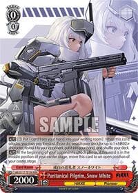 Puritanical Pilgrim, Snow White (RRR) - GODDESS OF VICTORY: NIKKE - Weiss Schwarz card