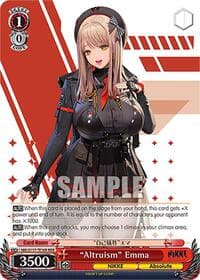 "Altruism" Emma (RRR) - GODDESS OF VICTORY: NIKKE - Weiss Schwarz card