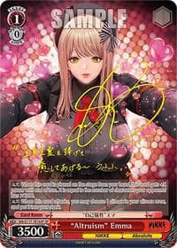 "Altruism" Emma (SP) (Gold Stamp) - GODDESS OF VICTORY: NIKKE - Weiss Schwarz card