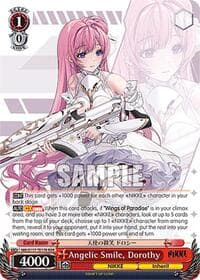 Angelic Smile, Dorothy (RRR) - GODDESS OF VICTORY: NIKKE - Weiss Schwarz card