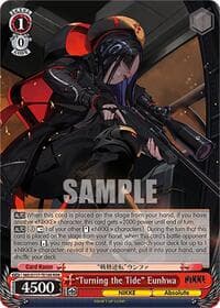 "Turning the Tide" Eunhwa (RRR) - GODDESS OF VICTORY: NIKKE - Weiss Schwarz card