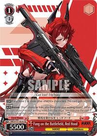 Fang on the Battlefield, Red Hood - GODDESS OF VICTORY: NIKKE - Weiss Schwarz card