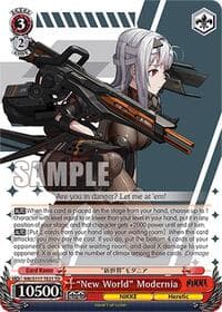 "New World" Modernia - GODDESS OF VICTORY: NIKKE - Weiss Schwarz card