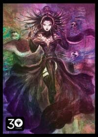 30th Anniversary: Foil Liliana, Dreadhorde General Limited Card Sleeves for Magic (80-Pack) - Wizards of the Coast Card Sleeves - Card Sleeves card