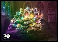 30th Anniversary: Foil Jeweled Lotus Limited Card Sleeves for Magic (80-Pack) - Wizards of the Coast Card Sleeves - Card Sleeves card