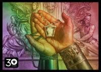 30th Anniversary: Foil Mox Diamond Limited Card Sleeves for Magic (80-Pack) - Wizards of the Coast Card Sleeves - Card Sleeves card