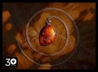 30th Anniversary: Mox Amber Limited Card Sleeves for Magic (80-Pack) - Wizards of the Coast Card Sleeves - Card Sleeves card