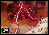 30th Anniversary: Lightning Bolt Limited Card Sleeves for Magic (80-Pack) - Wizards of the Coast Card Sleeves - Card Sleeves card