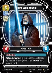 Obi-Wan Kenobi - Following Fate - Judge Promos - Star Wars: Unlimited card