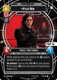 Kylo Ren - Killing the Past (Top 4) - Organized Play Promos - Star Wars: Unlimited card