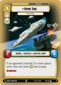 Home One - On My Mark (Top 4) - Organized Play Promos - Star Wars: Unlimited card