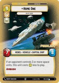 Home One - On My Mark (Finalist) - Organized Play Promos - Star Wars: Unlimited card