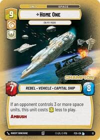 Home One - On My Mark (Champion) - Organized Play Promos - Star Wars: Unlimited card