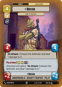 Bossk - Hunt By Instinct - Organized Play Promos - Star Wars: Unlimited card
