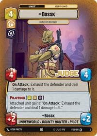 Bossk - Hunt By Instinct - Judge Promos - Star Wars: Unlimited card