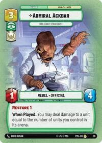 Admiral Ackbar - Brilliant Strategist - Organized Play Promos - Star Wars: Unlimited card