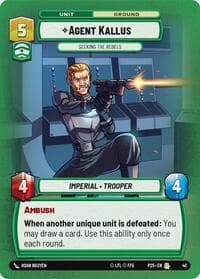 Agent Kallus - Seeking the Rebels - Organized Play Promos - Star Wars: Unlimited card
