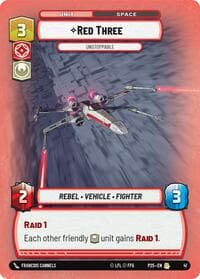 Red Three - Unstoppable - Organized Play Promos - Star Wars: Unlimited card