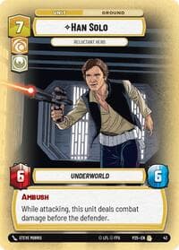 Han Solo - Reluctant Hero - Organized Play Promos - Star Wars: Unlimited card