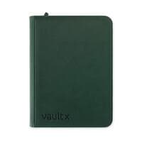 Vault X Zip Binder Exo-Tec - Green 9 Pocket - Vault X Card Binders - Storage Albums card