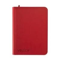 Vault X Zip Binder Exo-Tec - Red 9 Pocket - Vault X Card Binders - Storage Albums card