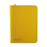Vault X Zip Binder Exo-Tec - Yellow 9 Pocket - Vault X Card Binders - Storage Albums card