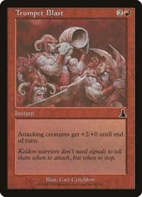 Trumpet Blast - Urza's Destiny - Magic: The Gathering card