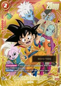 Son Goku (Mini) : DA (Serial Numbered) - Fusion World Promotion Cards and Packs - Dragon Ball Super: Fusion World card