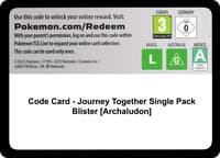 Code Card - Journey Together Single Pack Blister [Archaludon] - SV09: Journey Together - Pokemon card