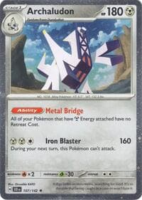 Archaludon - 107/142 (Cosmos Holo) - Miscellaneous Cards & Products - Pokemon card