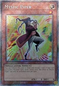 Mystic Piper (Platinum Secret Rare) - Quarter Century Stampede - YuGiOh card