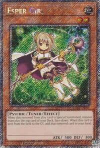 Esper Girl (Platinum Secret Rare) - Quarter Century Stampede - YuGiOh card