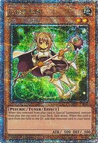 Esper Girl (Quarter Century Secret Rare) - Quarter Century Stampede - YuGiOh card