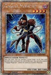 Gagaga Magician (Platinum Secret Rare) - Quarter Century Stampede - YuGiOh card