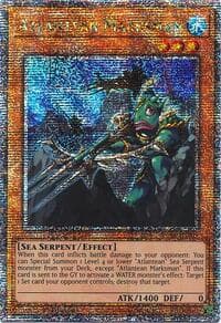 Atlantean Marksman (Quarter Century Secret Rare) - Quarter Century Stampede - YuGiOh card