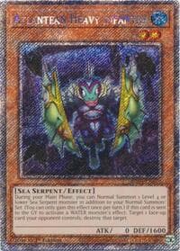 Atlantean Heavy Infantry (Platinum Secret Rare) - Quarter Century Stampede - YuGiOh card