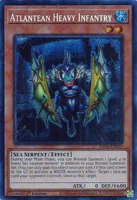 Atlantean Heavy Infantry (Secret Rare) - Quarter Century Stampede - YuGiOh card