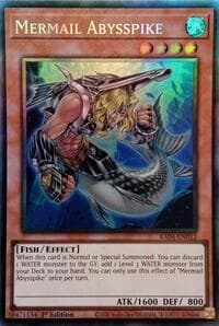 Mermail Abysspike (PCR) - Quarter Century Stampede - YuGiOh card