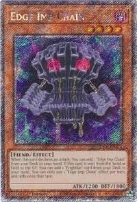 Edge Imp Chain (Platinum Secret Rare) - Quarter Century Stampede - YuGiOh card