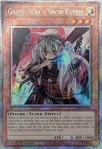 Ghost Ogre & Snow Rabbit (Platinum Secret Rare) - Quarter Century Stampede - YuGiOh card