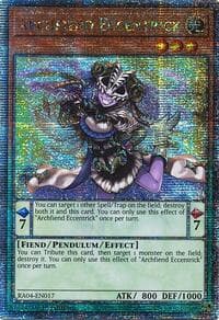 Archfiend Eccentrick (Quarter Century Secret Rare) - Quarter Century Stampede - YuGiOh card