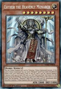 Ehther the Heavenly Monarch (PCR) - Quarter Century Stampede - YuGiOh card