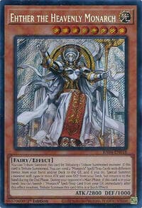 Ehther the Heavenly Monarch (Secret Rare) - Quarter Century Stampede - YuGiOh card