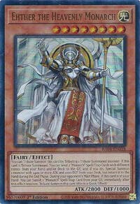 Ehther the Heavenly Monarch (UR) - Quarter Century Stampede - YuGiOh card