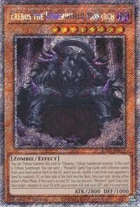 Erebus the Underworld Monarch (Platinum Secret Rare) - Quarter Century Stampede - YuGiOh card