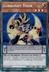 Lunalight Tiger (PCR) - Quarter Century Stampede - YuGiOh card