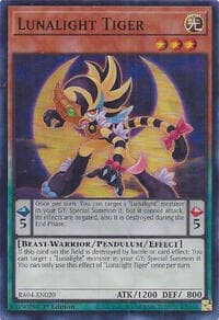Lunalight Tiger - Quarter Century Stampede - YuGiOh card