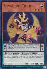 Lunalight Tiger (UR) - Quarter Century Stampede - YuGiOh card
